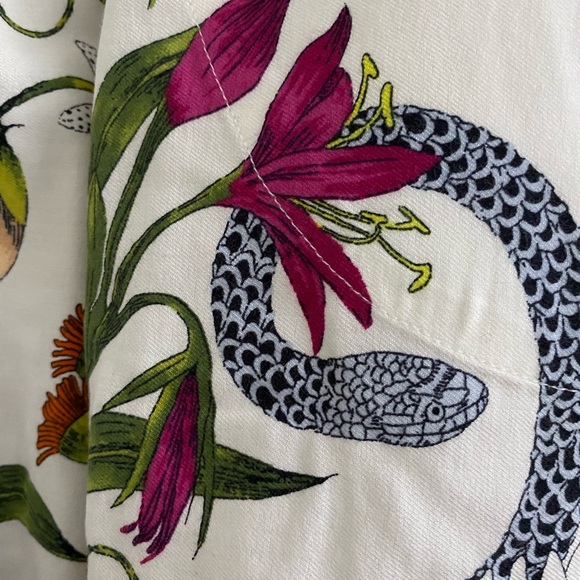 By Anthropologie Flannel Buttondown Pajama Top blouse L NEW NWT - Picture 9 of 14